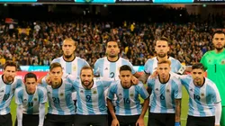 José Luis Gómez con la Selección Argentina, en 2017.