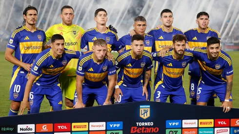 El equipo titular de Boca en la visita a Racing en 2025.