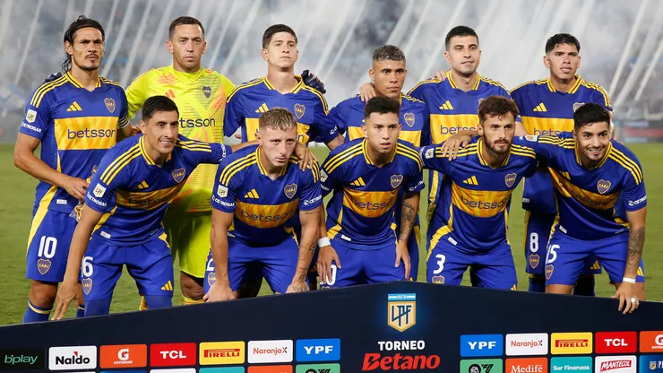 El equipo titular de Boca en la visita a Racing en 2025.