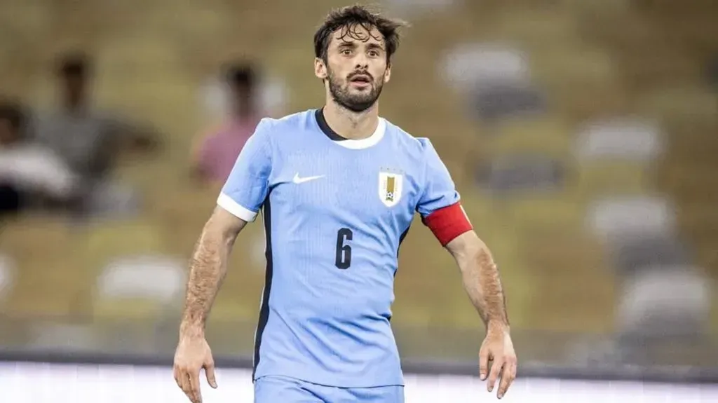 Marcelo Saracchi, capitán de la Selección de Uruguay.