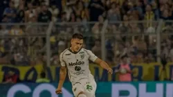 Elián Giménez, futbolista de River a préstamo en Sarmiento.