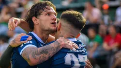 Bruno Zuculini, autor del gol de Racing ante Banfield por el Torneo Clausura 2025.