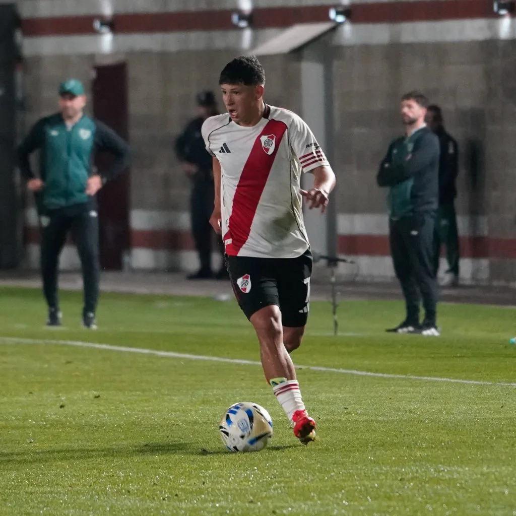 Cristian Jaime, volante ofensivo de River. (Prensa River).