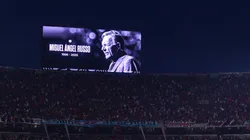 El minuto de silencio por Russo en River.