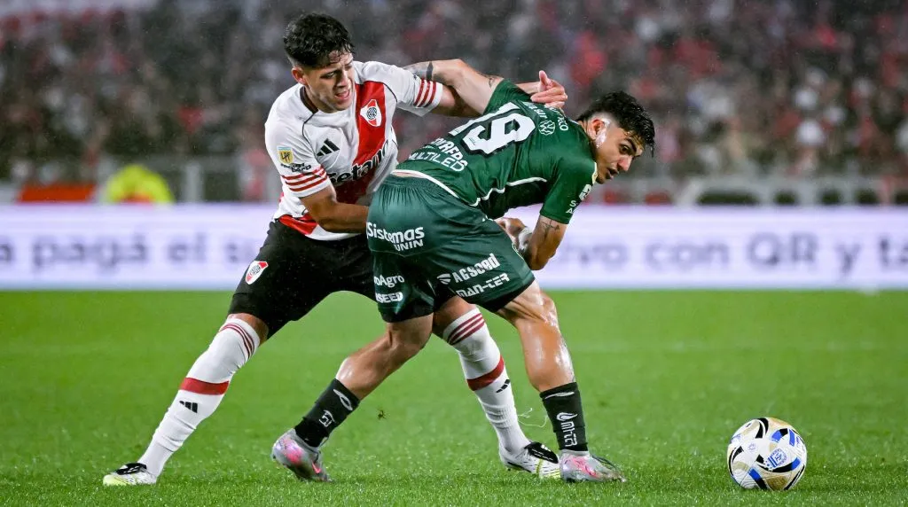 El juvenil Thiago Acosta en acción. (Foto: Getty)