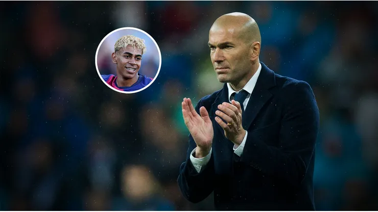 Zinedine Zidane elogió fuertemente a Lamine Yamal.