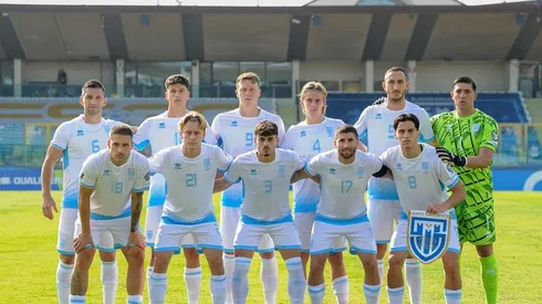 Los jugadores de la Selección de San Marino. (@FSGC_Official)