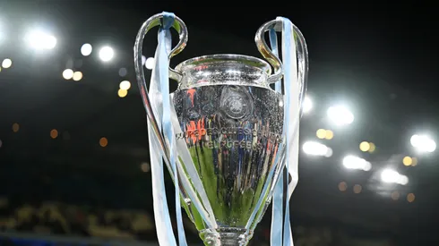 El trofeo de la Champions League.