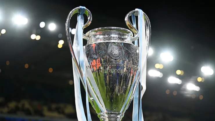 El trofeo de la Champions League.