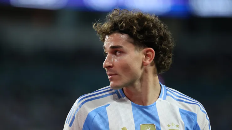 Julián Álvarez, delantero de la Selección Argentina.