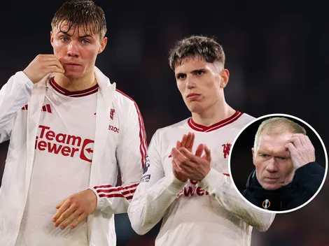 Tras la salida de Garnacho, Paul Scholes destrozó al Manchester United por su mercado de pases: "Siento pena por ellos"