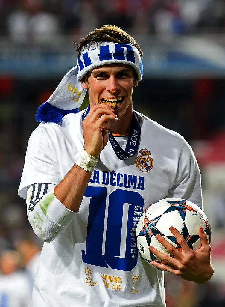 Gareht Bale ganó cinco Champions con el Real Madrid. (Getty)