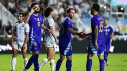 Argentina en el amistoso ante Puerto Rico.