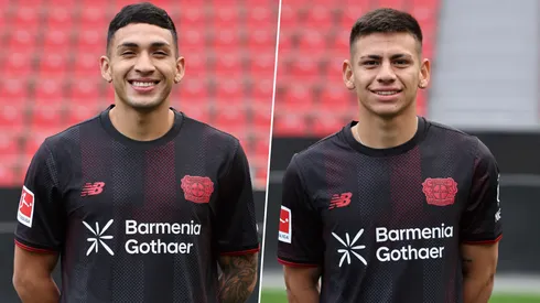 Equi Fernández y Diablito Echeverri, compañeros en Bayer Leverkusen.