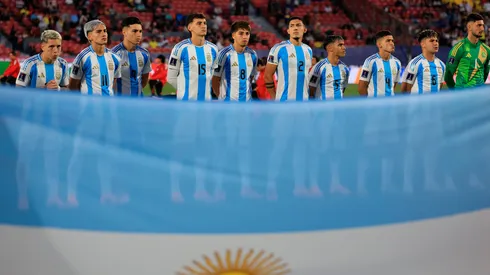 Los jugadores que iniciaron el partido ante Colombia.