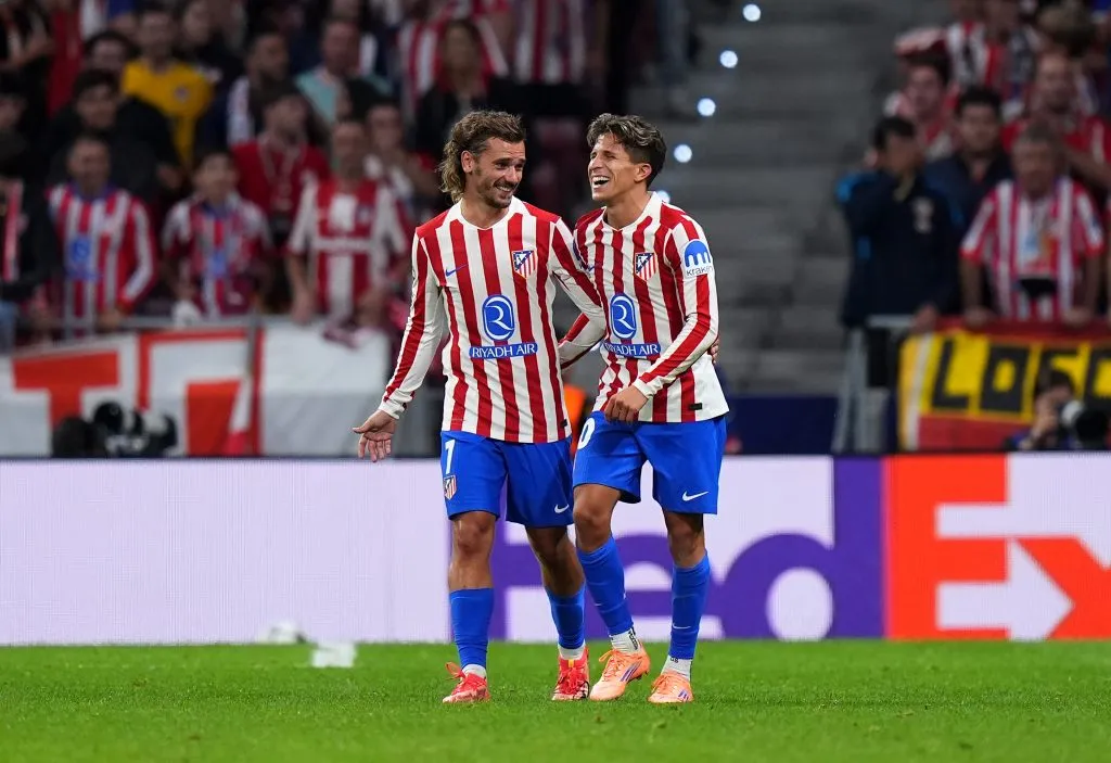 Giuliano Simeone disfruta de compartir cancha con su ídolo en Atlético de Madrid.