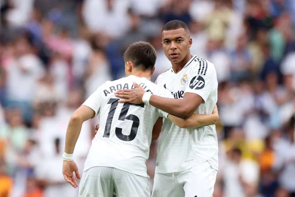 Arda Güler aseguró tener una conexión especial con Mbappé en cancha. (Getty)