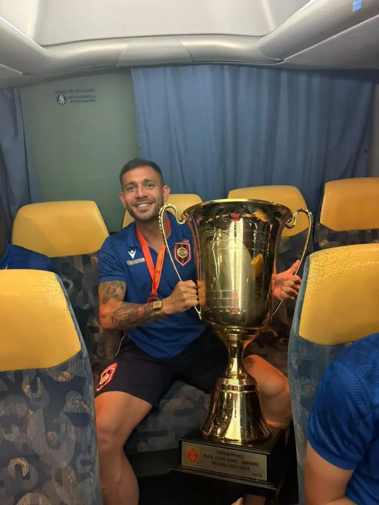 Ian Puleio, campeón de la Copa Montenegro. (Archivo personal).
