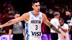 Luca Vildoza, basquetbolista argentino en su etapa en la selección.