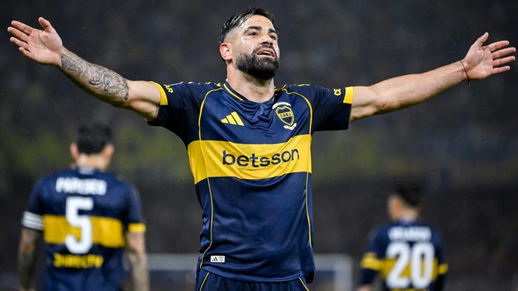 Milton Giménez, delantero de Boca. (Getty Images)