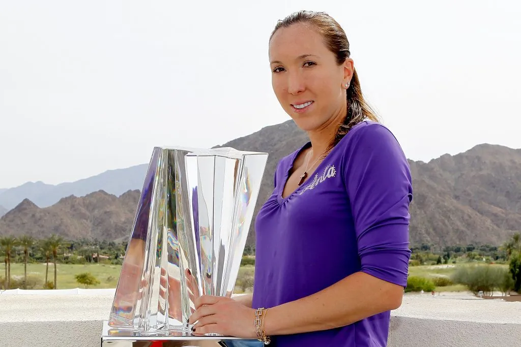 Jankovic con el trofeo de Indian Wells 2010. (Foto: Getty).