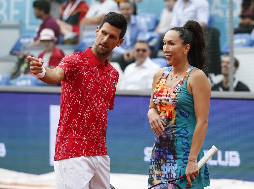 Djokovic y Jankovic en el Adria Tour 2020. (Foto: Getty).