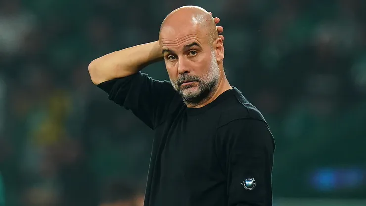 Pep Guardiola, director técnico español de Manchester City.