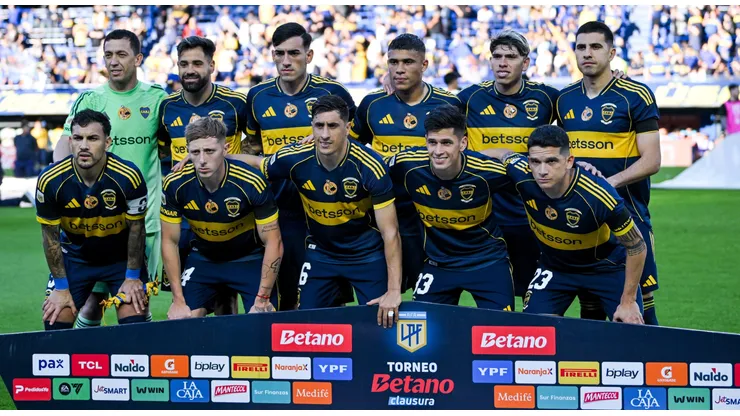 Los jugadores de Boca Juniors.