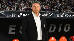 Marcelo Gallardo, director técnico de River en la victoria ante Talleres por el Torneo Clausura 2025.