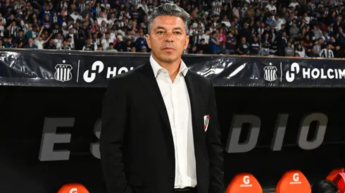 Marcelo Gallardo, director técnico de River en la victoria ante Talleres por el Torneo Clausura 2025.