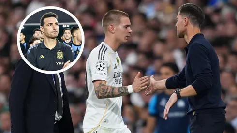 Lionel Scaloni sigue de cerca la puja de Franco Mastantuono con Jude Bellingham en el Real Madrid.