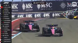 La lucha entre Colapinto y Gasly.