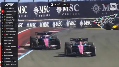 La lucha entre Colapinto y Gasly.