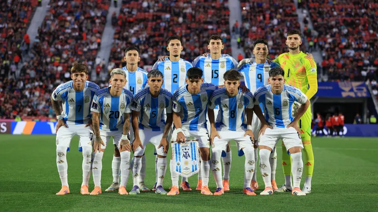 El equipo titular de Argentina ante Marruecos en la final del Mundial Sub 20.
