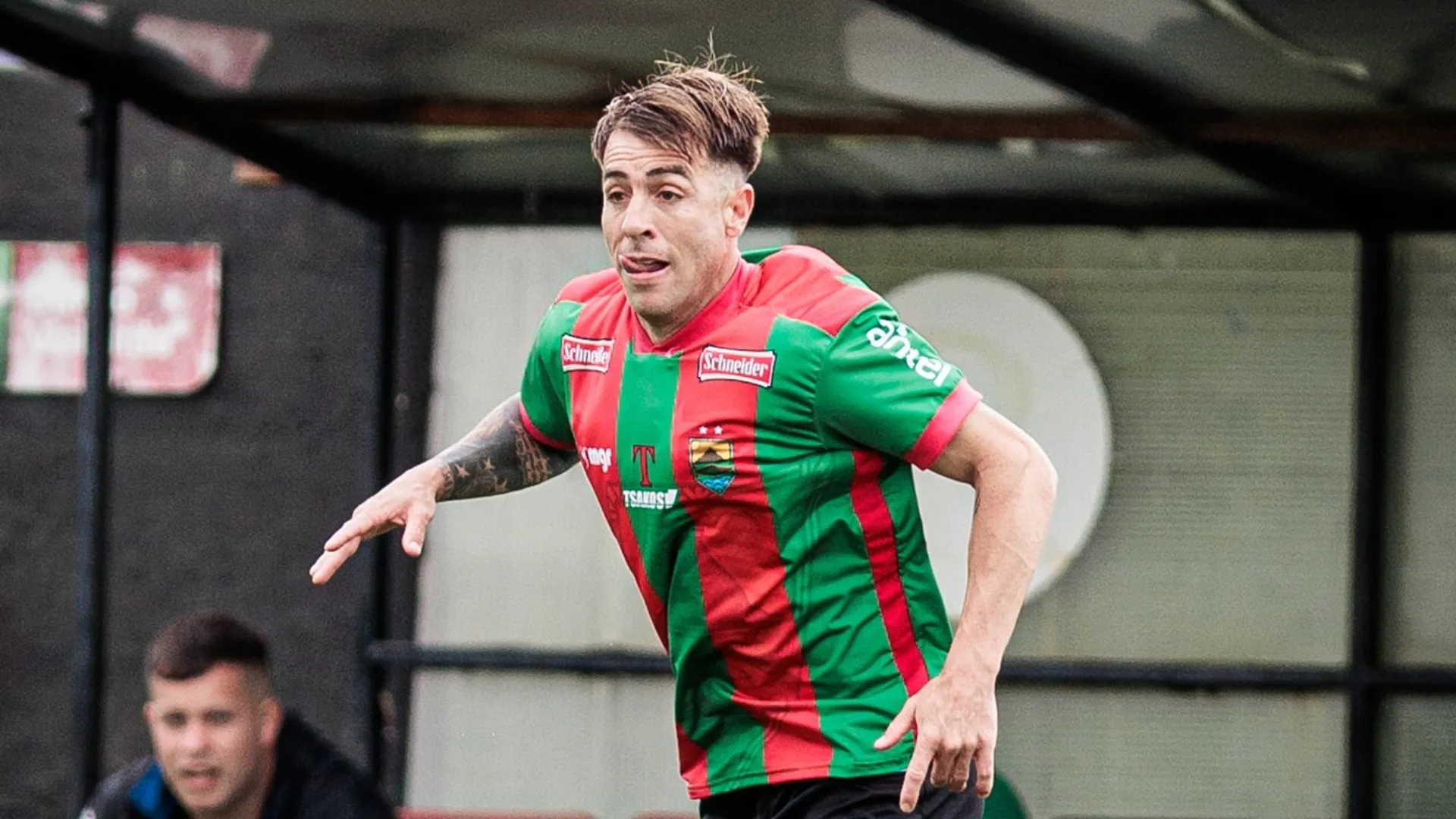 Julio Buffarini durante su etapa en Rampla Juniors.