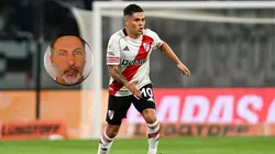 Juan Fernando Quintero ante Talleres.