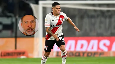 Juan Fernando Quintero ante Talleres.