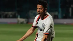 Nicolás Tripichio, autor del segundo gol de San Lorenzo ante Atlético Tucumán.