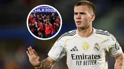 Brahim Díaz, compañero de Franco Mastantuono en el Real Madrid, celebró la victoria de Marruecos en el Mundial Sub 20.