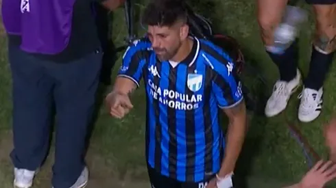 Leandro Díaz se peleó con un plateísta