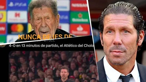 Los mejores memes contra Diego Simeone tras la goleada de Arsenal sobre Atlético de Madrid por la Champions League.