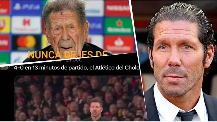 Los mejores memes contra Diego Simeone tras la goleada de Arsenal sobre Atlético de Madrid por la Champions League.