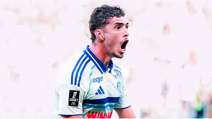 Joaquín Panichelli, delantero argentino de Racing de Estrasburgo.
