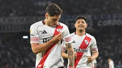 Gonzalo Montiel viene de anotar en la victoria por 2-0 de River ante Talleres.