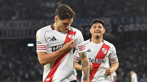 Gonzalo Montiel viene de anotar en la victoria por 2-0 de River ante Talleres.