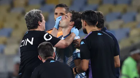 Santiago Sosa sufrió una fractura ante Flamengo.