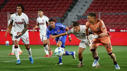 Universidad de Chile y Lanús empataron en Santiago.