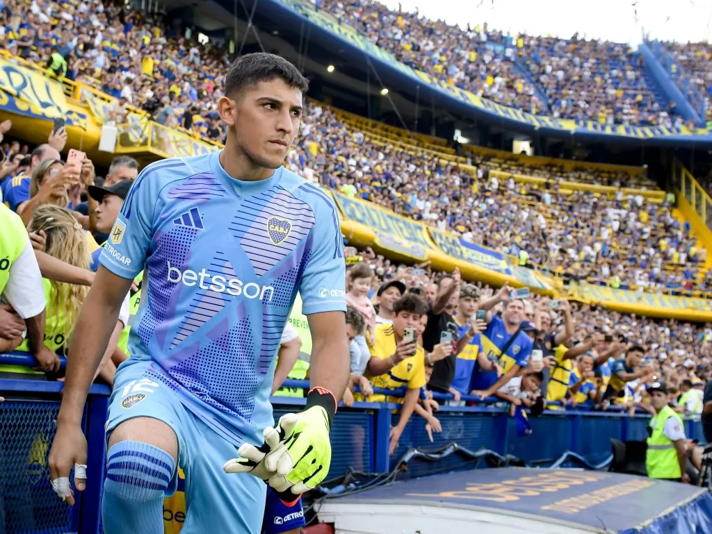Leandro Brey, arquero de Boca Juniors. (Getty Images)