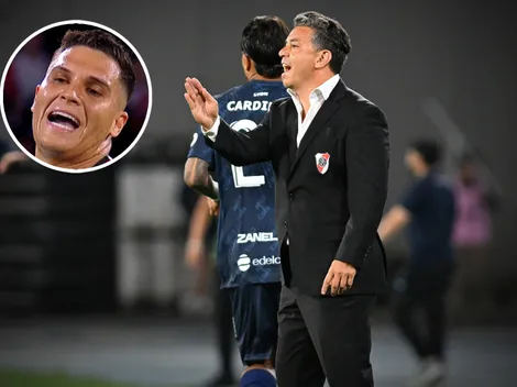 ¿Qué se dijeron? El cruce entre Marcelo Gallardo y Juanfer Quintero en pleno River vs. Independiente Rivadavia que no se vio en TV