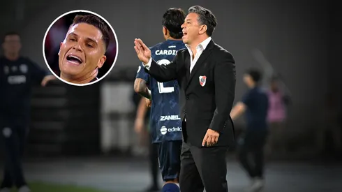 Gallardo y Quintero tuvieron un cruce de palabras ante Independiente Rivadavia.